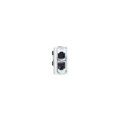 Legrand - prise RJ45 doubleur tel / tel utp 1 module mosaic 076535