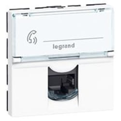 Legrand 076555 prise de courant RJ-45 Blanc