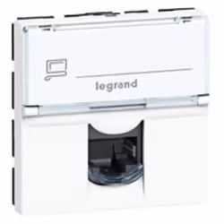 Legrand 076576, RJ-45, 2 module(s), STP, 6a, Blanc, 493 g