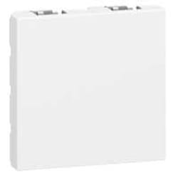 Obturateur MOSAIC Blanc IP41 en plastique 2 modules - LEGRAND - 077071