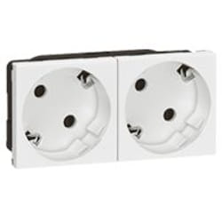 Legrand 0 772 52 boitier de prise de courant Type F Blanc