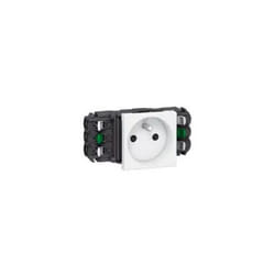 Legrand - 077301 - Prise Prog Mosaic pour goulottes dlp- 2P+T - bornes auto
