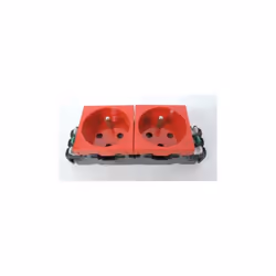 Double prise de courant 2P+T à détrompage Mosaic 4 modules pour goulottes DLP monobloc - rouge LEGRAND 077322 Tarif année 202 ...