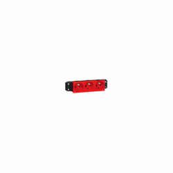 Prise pour goulottes DLP- 3x2P+T détrompage auto 6 modules rouge LEGRAND Mosaic 077323 Caractéristiques générales Prises Prog ...