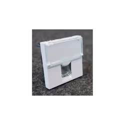 Prise réseau RJ12 blanc 1 poste 2 modules 6 contacts catégorie 3 sans plaque série Mosaic LEGRAND Prise téléphone RJ12 6 cont ...