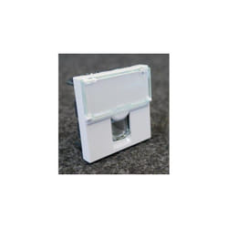 Legrand - Prise réseau RJ12 blanc 1 poste 2 modules 6 contacts catégorie 3 sans plaque série Mosaic