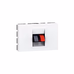LEGRAND Mosaic Prise haut-parleur large - 078751 Cette prise de courant, de la gamme Legrand Mosaic, est principalement utili ...