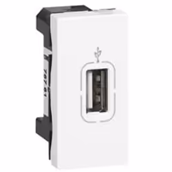 Legrand 0 787 61, USB, 1 module(s), Blanc, 35 g
