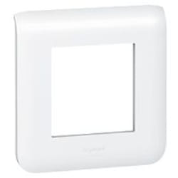 Plaque de finition Blanc MOSAIC 2 modules  - LEGRAND - 078802