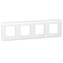 Plaque de finition Blanc horizontale MOSAIC 4 x 2 modules - LEGRAND - 78808