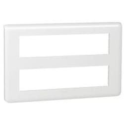 Plaque encadrement LEGRAND mosaic 45X45 2X10 mod. blanc -