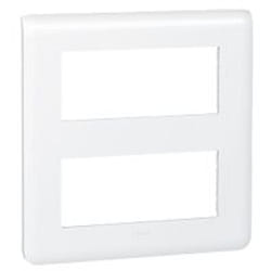 enjoliveur 2x5 modules legrand mosaic blanc