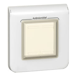 enjoliveur 2 modules étanche legrand mosaic antimicrobien