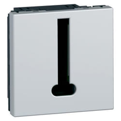 Prise téléphone Legrand Mosaic alu - LEGRAND - 79238 - Prise téléphone - Alu - Rectangulaire