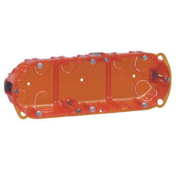 Boîte multimatériaux BATIBOX 3 postes P 40mm 6 à 8 modules - LEGRAND - 080103