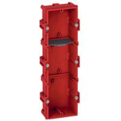 Legrand Batibox boitier de prise de courant Rouge