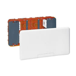 boite multi-matériaux multimédia 2 x 5 modules legrand batibox