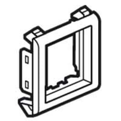 support plaque 2 modules pour boitier 80291 legrand mosaic blanc