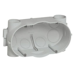 Boîte universelle associable Batibox pour béton 2 postes - profondeur 58mm - Legrand