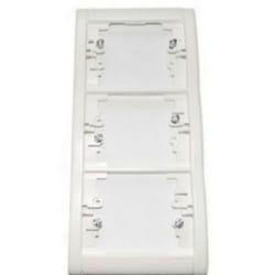 Legrand - sagane 85002 - Plaque Verticale 3 postes kozi opalis blanche