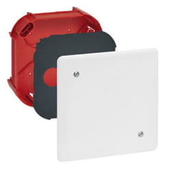Boîte complète BATIBOX maçonnerie pour dérivation rectangulaire 120 x 120 x 40mm - LEGRAND - 089272
