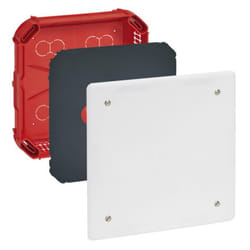 Boîte complète BATIBOX maçonnerie pour dérivation rectangulaire 175 x 175 x 40mm - LEGRAND - 089274