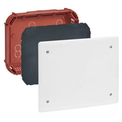 Boîte complète BATIBOX maçonnerie pour dérivation rectangulaire 230 x 180 x 50mm - LEGRAND - 089275