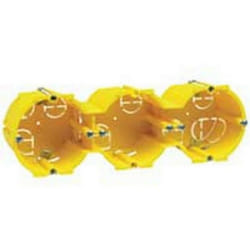 089345 - Boîte encast batik cloison s»che - Ø65 - 3 postes horizontaux - - Legrand