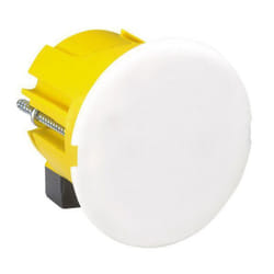 Boîte luminaire BATIBOX cloisons sèches avec couvercle de finition pour applique P 40mm - LEGRAND - 089346