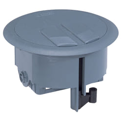 Boîte de sol 3 modules Legrand - Blanc - Rectangulaire - 73 mm - 80 mm - 7 mm