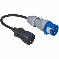 Le cordon adaptateur Legrand pour borne de camping, d’une longueur de 0,3 m, est équipé d’un câble 3G 1,5mm² H 07 RNF, garant ...