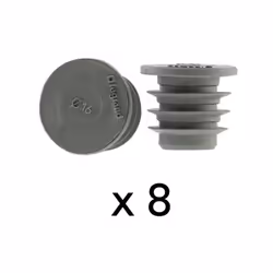 Le lot de 8 obturateurs pour boîtes à encastrer Ecobatibox Ø16 mm constitue une solution simple et efficace pour renforcer l’ ...