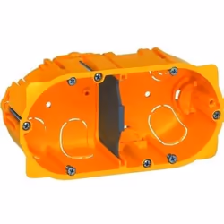 Boîte pour cloison sèche 2 postes profondeur 40mm
