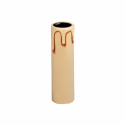Pied en acier zingué pour fixation sur support Ø 10 mm. Blocage par vis. Fourreau imitation bougie en cire patinée. Puissance ...