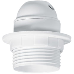 Legrand - Douille culot E27 à chemise demi-filetée + bague isolante + trou passe-fil