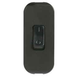 Interrupteur pour lampe - 2 A - noir