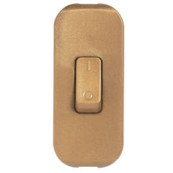 Interrupteur pour lampe - 2 A - vieil or
