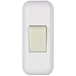 Interrupteur à bascule pour lampe - Lumineux - Bipolaire - Blanc - Legrand