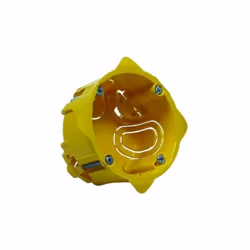 Boîte d'encastrement du programme Legrand Batibox - 080041 Cette boite placo® possède de larges étriers imperdables pour supp ...