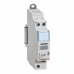 Télérupteur unipolaire silencieux 230 V alternatif - 16A - 1 module