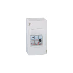Legrand - Tableau de commande automatique de chauffe-eau - 2 disjoncteurs + 1 contacteur