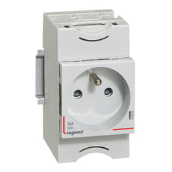 LEGRAND Prise pour tableau électrique - 2 phases + terre - 10 / 16 A