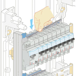 Legrand - Peigne d'alimentation horizontale HX³- pour Uni et Uni + neutre - 13 modules