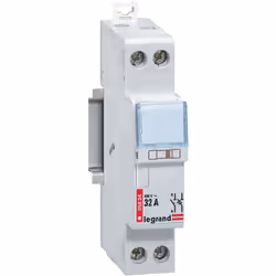 Le porte-fusibles 1P+N 32A – 1 module de Legrand est un support à monter dans un tableau électrique, et permet ainsi de recev ...