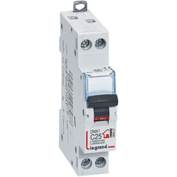 Legrand - Disjoncteur Phase + Neutre - 25A - bornes à vis - 1 module