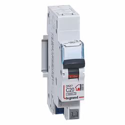 Disjoncteur phase + n 20A auto
