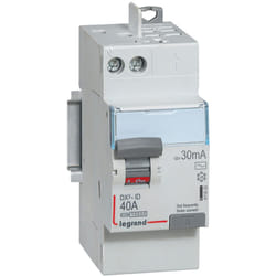 Legrand - Interrupteur différentiel bipolaire - Type ac 30mA arrivée haut/départ haut par bornes automatiques 40A