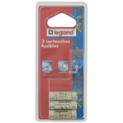 Legrand - Cartouches fusibles pour porte-fusibles - Avec témoin - 10,3x31,5mm - 16A