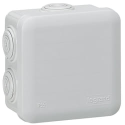 Boîte de dérivation IP55 80x80x45 mm gris