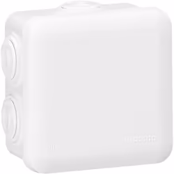 La boîte de dérivation carrée Legrand 80x80x45 mm en finition blanche offre une solution discrète et performante pour les rac ...